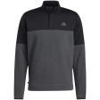 adidas DWR 22 Block 1 4 Zip Pullover - Black Grey Six Cheap