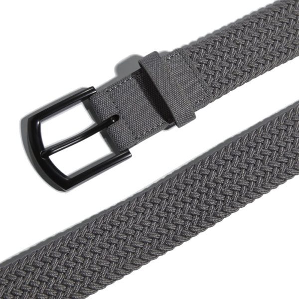 adidas Braided Stretch Belt - Grey Heather Online Hot Sale