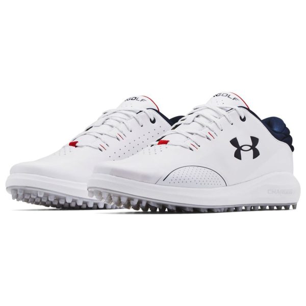 Under Armour Draw Sport Spikeless Shoes - White Academy Sale