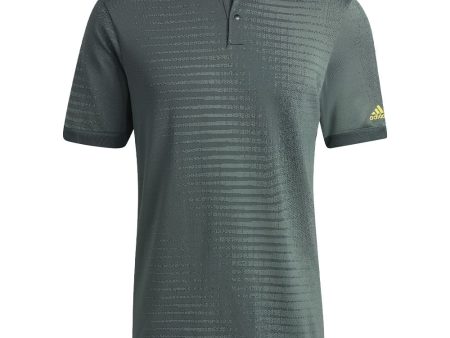 adidas Statement Seamless Polo Shirt - Shadow Green Traditional Green Discount