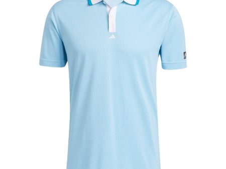 adidas Equipment Primegreen Polo Shirt - Sonic Aqua Hot on Sale