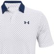 Under Armour Performance Printed Polo Shirt - White Academy For Sale